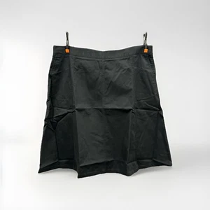 L.L.Bean Women’s Gored Skirt Twill Black Size 20 Regular Classic Fit NWT $44.95 - Picture 1 of 9