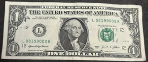 2021 San Francisco $1 Bill August 2nd 1990 Birthday/Ann. Fancy Ladder Note - Picture 1 of 2