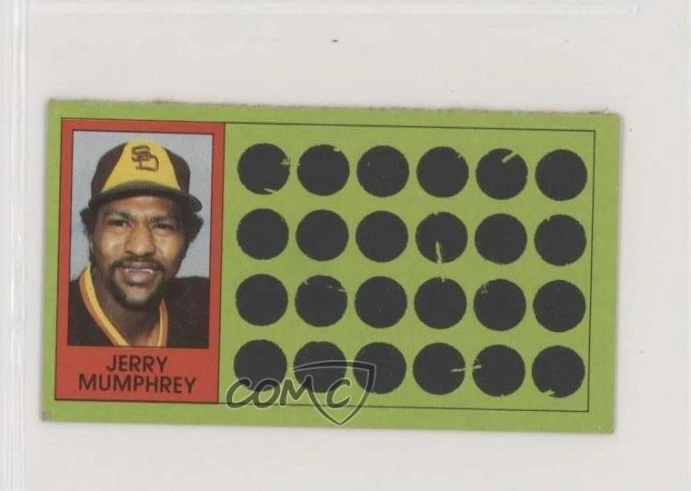 1981 Topps Baseball Scratch-Off Separated Jerry Mumphrey (Ball-Strike Indicator) - Image 1 of 2
