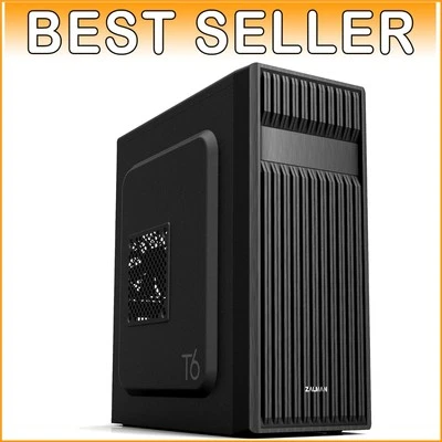 Versatile ATX Mid Tower Computer Case - Optimized Cooling & Stylish Mesh Design - Image 1 of 4