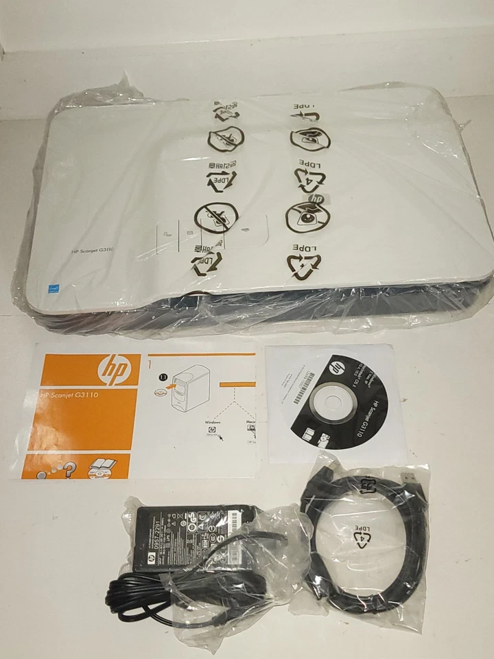 HP SCANJET G3110 Photo Scanner 4800x9600 Dpi -  NEW - Image 1 of 4
