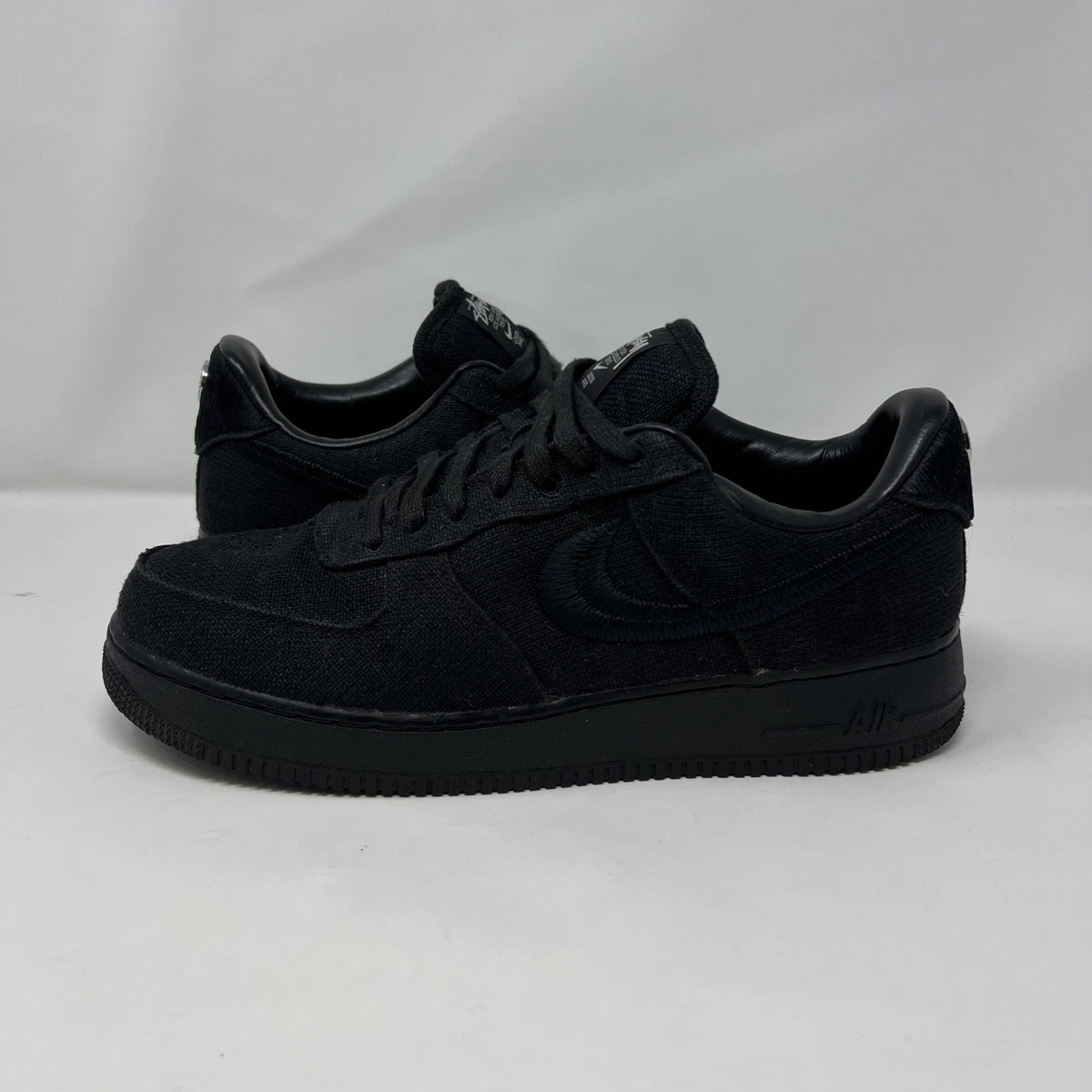 Nike Air Force 1 Low Stussy Black for Sale | Authenticity