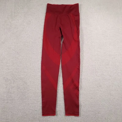 PINK Active Leggings Womens XS Red High Rise Seamless Yoga Athletic Gym Pants - Image 1 of 4