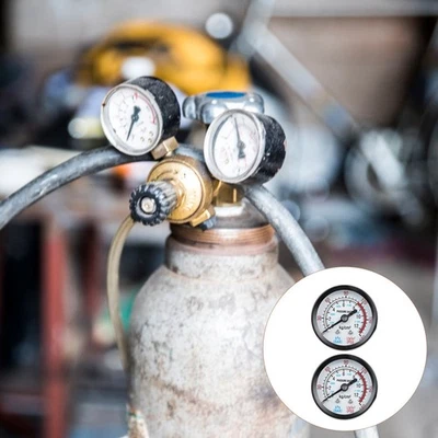  2 Pcs Pressure Gauge Accessories Air Compressor Liquid Filled Tank - image 1 of 4