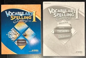 NEW Abeka Vocabulary Spelling Poetry I Student Worktext & Quiz Book 7th Grade - Picture 1 of 1