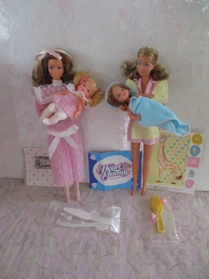 Mattel Barbie Cousins Heart Family Mom & Baby Dolls @ 2 Vintage - Image 1 of 4