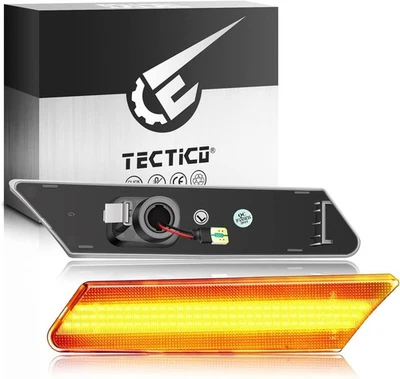 Indicador lateral LED amarillo ámbar Porsche 997 Carrera Turbo GT3 GT2 / 987 Boxster Foto 1 de 4