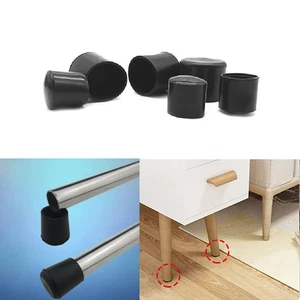 1Pc/4Pcs Rubber Chair Ferrules Anti Scratch Floor Protector Table Feet Leg Caps - Picture 1 of 12