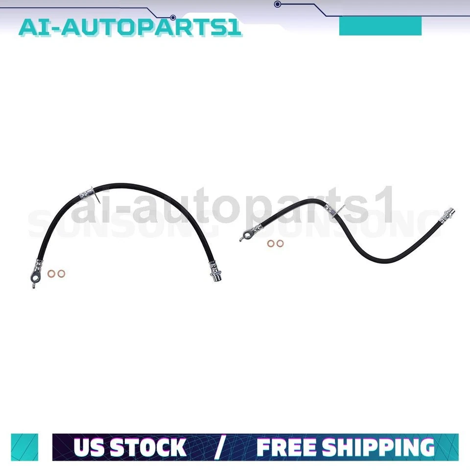 Kit de manguera hidráulica de freno trasero 2 piezas para Toyota Avalon 2013 2014 2015 2016 Foto 1 de 4