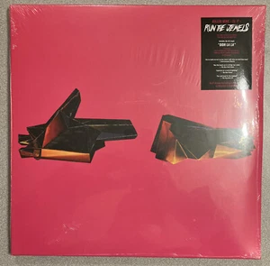 Run The Jewels 4 - 4 Magenta And Gold Colored Vinyl LP - Picture 1 of 2