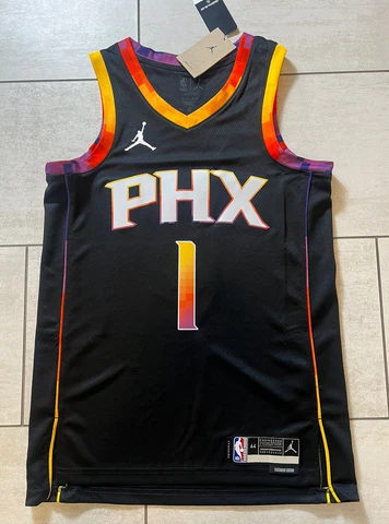 Nike NBA Phoenix Suns Devin Booker Statement Edition Swingman Jersey Size 44 M Cover