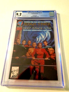 STAR TREK: DEEP SPACE NINE #1 1993 CGC 9.2 NM- MALIBU COMICS MIKE BARR SERIE TV - Foto 1 di 3