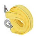 Car 2.5M/8.2Ft Car Trailer Towing Rope Strap Tow Cable Hooks Emergency Heavy Dut