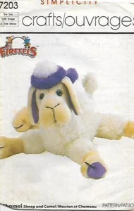 E16 SIMPLICITY 7203:STUFF TOY SIZE 12"/30CM SEWING PATTERN - Picture 1 of 2