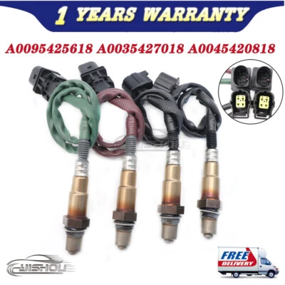 Sensor de oxígeno ascendente+descendente 4X para Mercedes-Benz S550 E550 ML350 ML550 2006-2013 Foto 1 de 4