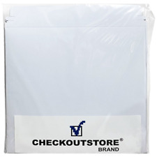 Vinyl Record Mailers White Holds 1- 6 - 45 Rpm 12" Record LP Cardboard 100 2000