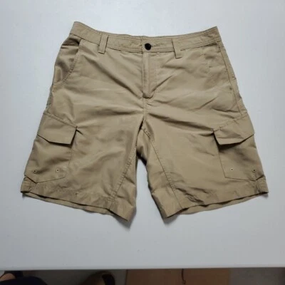 Водоотталкивающие мужские шорты Magellan цвета хаки для рыбалки на лодку полиэстер размер 30 - Изображение 1 из 4