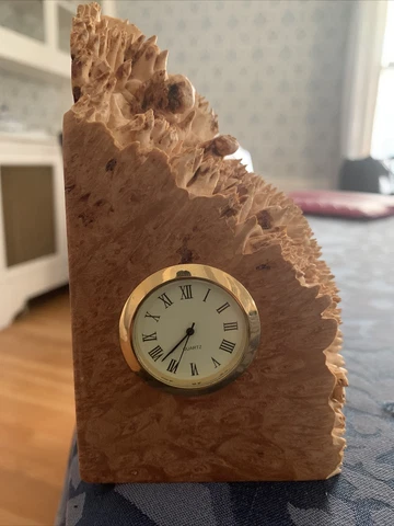 Charles Elkan Birdseye Maple Clock Cover