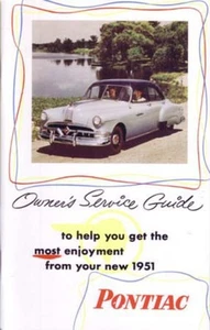 1951 Pontiac Owners Manual User Guide Reference Operator Book Fuses Fluids OEM - Picture 1 of 1
