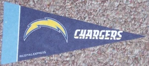 SAN DIEGO CHARGERS NFL LICENSED MINI PENNANT, NEW - Picture 1 of 1