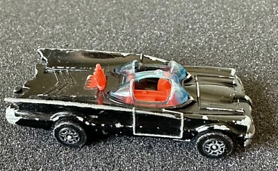 1976 Corgi Juniors Batmobile W/ Batman 1:64 Scale Toy DC Comics Vintage Car - Image 1 of 4