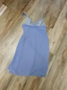 TRIUMPH LAVENDER SEE-THROUGH SLEEPWEAR DRESS SIZE UK MEDIUM (CHEST 29") NEW - Picture 1 of 7