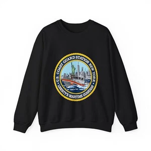 USCG Station New York (U.S. Coast Guard) Crewneck Sweatshirt - Picture 1 of 49