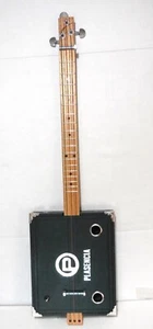 Cigar box guitar, 3 string, metal frets, piezo sound PU installed (see desc) - Picture 1 of 2