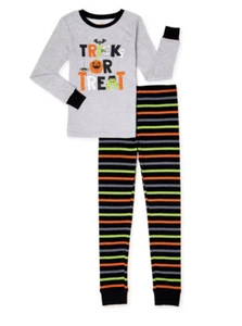 Way To Celebrate Boys Halloween 2pc Pajama Sleep Set 5 - Picture 1 of 5