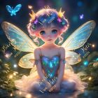 Digital Image Photo Wallpaper Desktop AI Art Sample Fairy Orbs