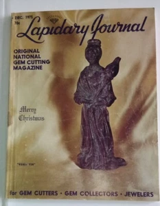VTG Lapidary Journal Gem Cutting Magazine Dec 1975 Kuan Yin - Picture 1 of 1