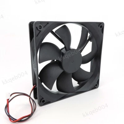 12cm 12025 Fan DC 5V 12V 24v 120mm*120mm*25mm Brushless Cooling 2PIN PC Cooler - Image 1 of 4
