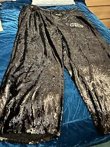 BNWT River Island Sparkly Sequin Trousers Size 28 - Picture 1 of 5
