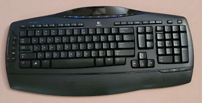 Logitech MX 3200 cordless Keyboard Wireless MX3200 867773-0403 NO RECEIVER 4.H3 - Image 1 of 2