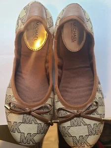 Michael Kors Damen City Ballett MK Outline JQD Größe 7M - Bild 1 von 6