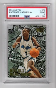 1995 Fleer Metal Anfernee Hardaway "Nuts & Bolts" #209 PSA 9 - MINT - Picture 1 of 2