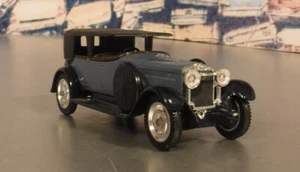 1926 Hispano Suzia H6B by Solido AGE D'OR Series 1/43 Scale Diecast BLUE /Black - Picture 1 of 10
