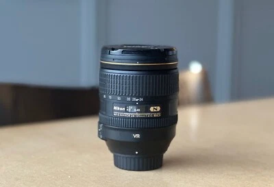 Nikon 24-120mm f/4 Nikkor AF-S 24-120 del distribuidor fotografía privada - Imagen 1 de 4