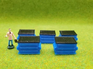 HO SCALE   Garbage Dumpsters 3D Print - Picture 1 of 5