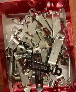 1950's Beer Bottle Cap Can Opener Lot of 35 Goebels Beer Retro Metal Set NOS Vtg - Picture 1 of 5