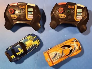 2 Hot Wheels Ai Intelligent Race System Smart Cars & 2 Remotes Tested, Free S&H - Picture 1 of 19