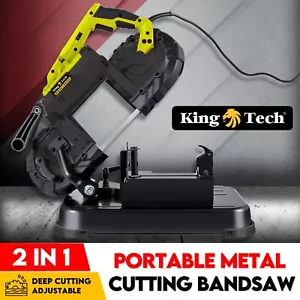Portable Band Saw 127mm Cold Cut Metal Cut Chop Bandsaw Steel Hand Drop - Picture 1 of 12