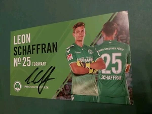 Greuther Fürth , L. Schaffran , Autogrammkarte ,Fussball - Picture 1 of 2