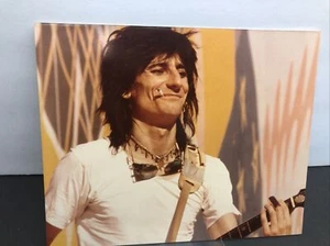 RON WOOD ROLLING STONES RARE 8x10 PHOTO VINTAGE 1984 ROCKTOGRAPHY KODAK - Picture 1 of 5
