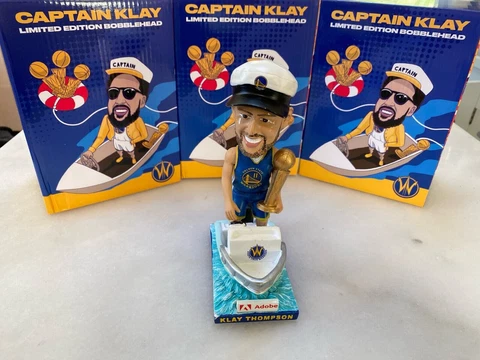 Captain Klay Thompson Santa Cruz Golden State Warriors 2023 Bobblehead SGA Cover