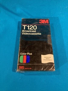 Vintage Scotch Blank VHS 3M T120 Broadcast Video Cassette Color Plus - Picture 1 of 1