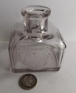 Square Thad Davids Co NY Tintenflasche - Bild 1 von 6