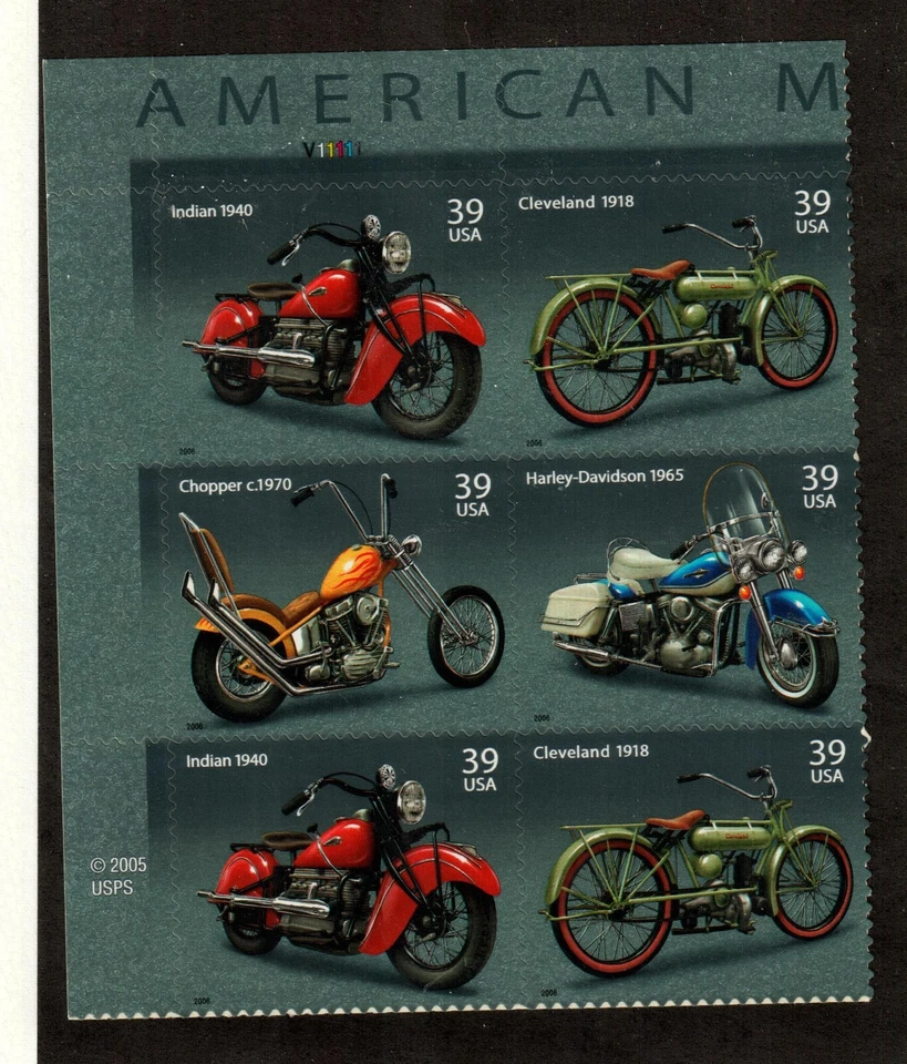 Scott 4085-4088 39¢ American Motorcycles MNH Free Shipping!!! - Image 1 of 1