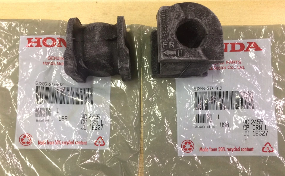 Genuine OEM Honda Odyssey Pilot Front Sway Bar Bushings Stabilizer MDX ZDX - Image 1 of 1