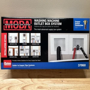 Oatey Moda Vierteldrehkugelhahn Kupfer Schweiß Waschmaschine Auslaufkasten 37860 - Bild 1 von 8